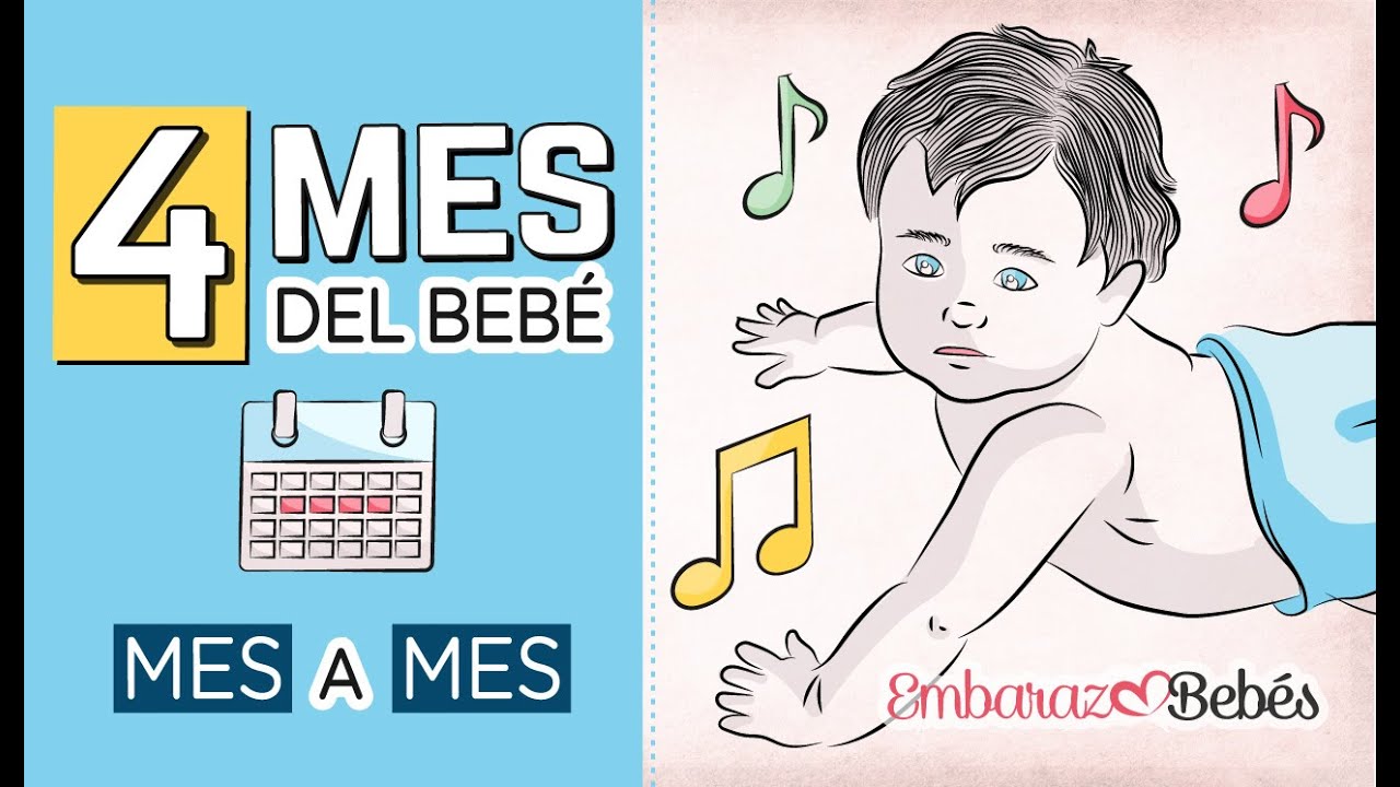4 meses de mi bebe frases