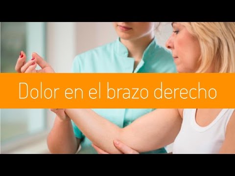 brazo derecho hinchado y con dolor