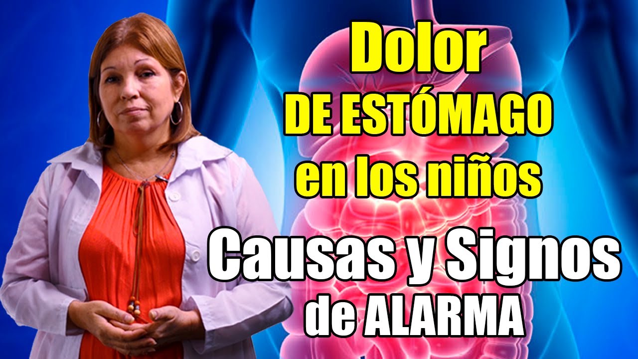 causas del dolor de estomago en niños