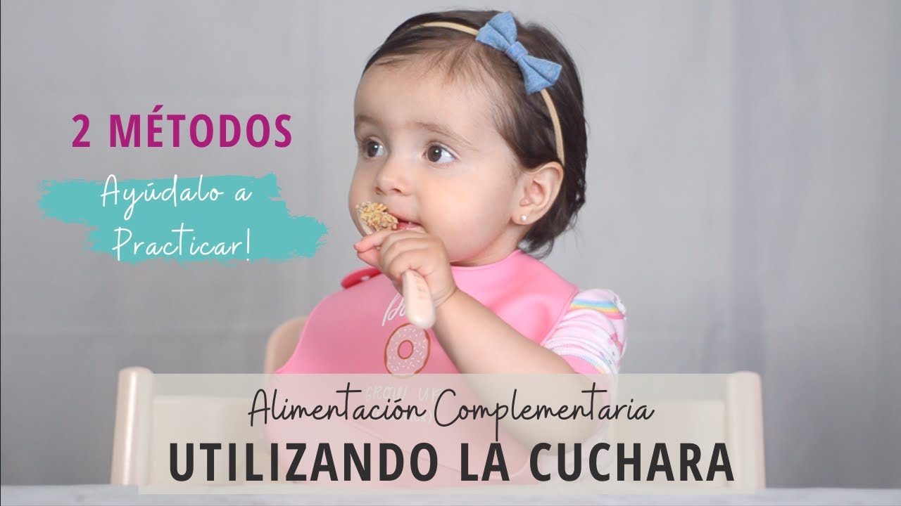 como enseñar a comer con cuchara