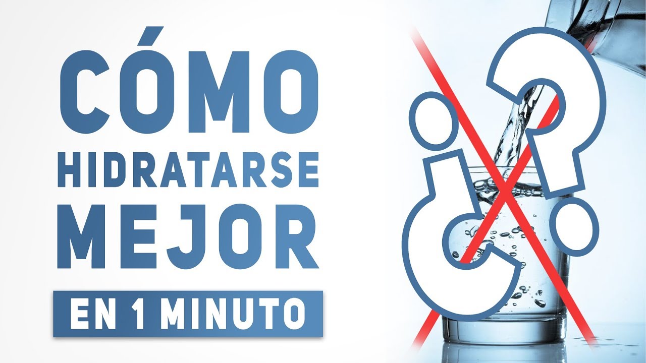 como hidratar el cuerpo sin agua