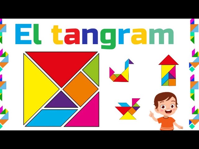 figuras faciles con el tangram