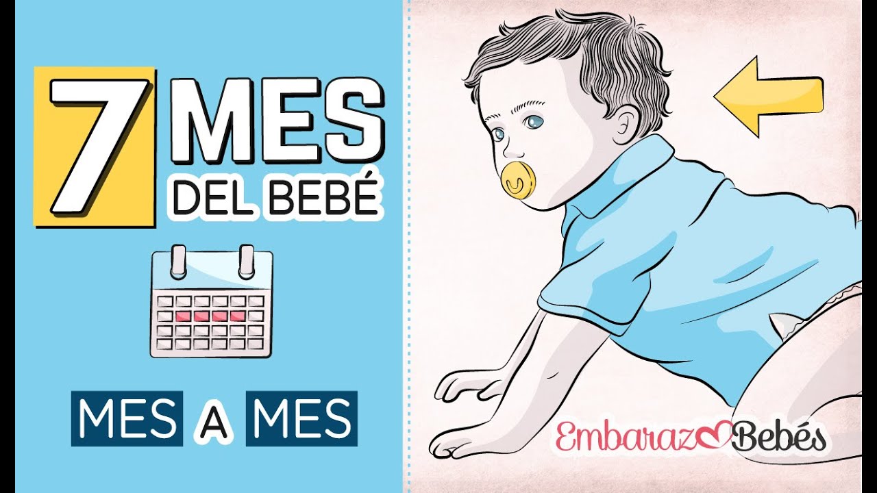frases de 7 meses para mi bebe