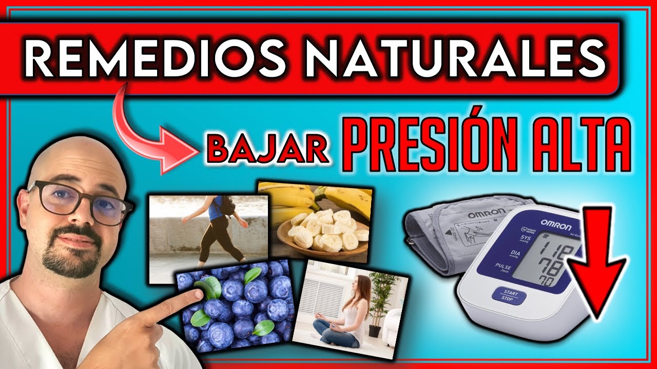 metodos naturales para bajar la presion