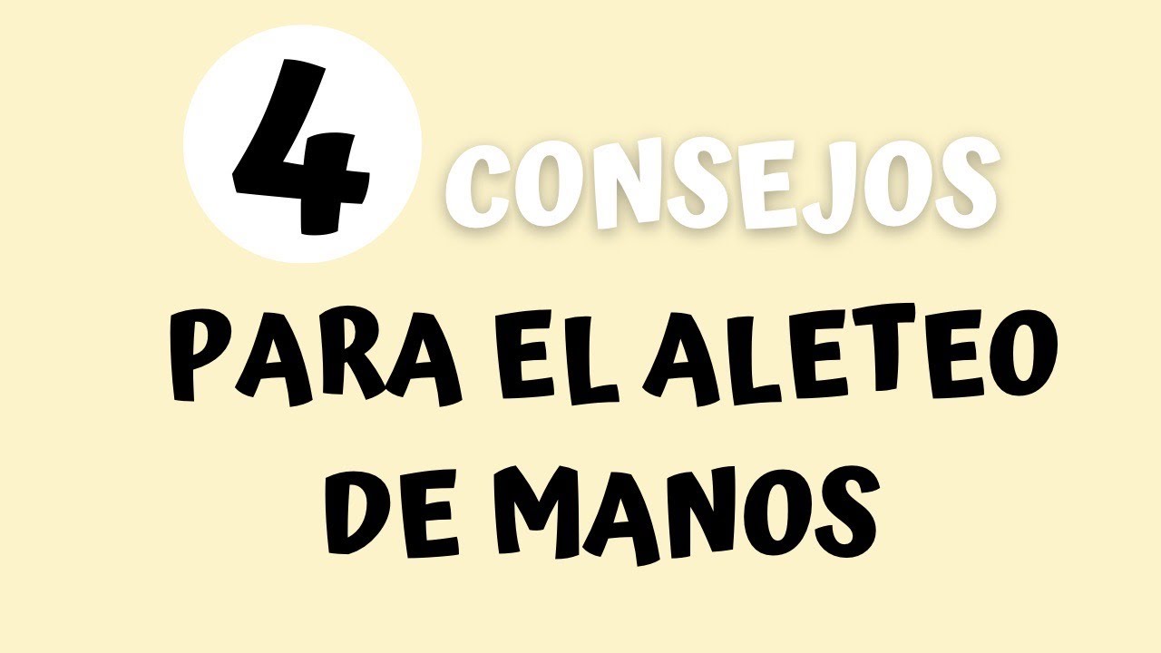 porque mi hijo aletea las manos