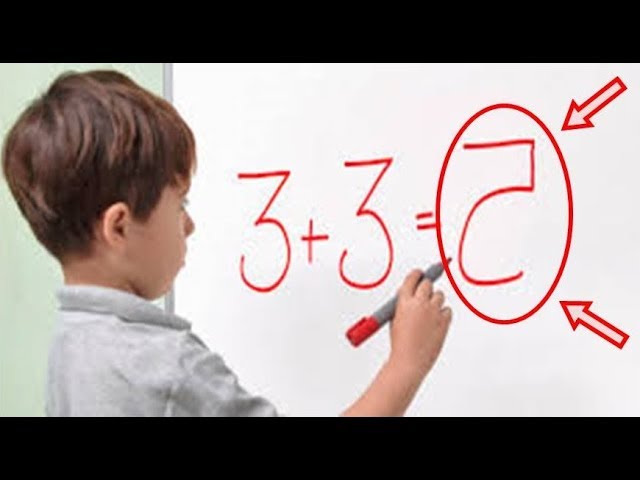 porque mi hijo hace los numeros al reves