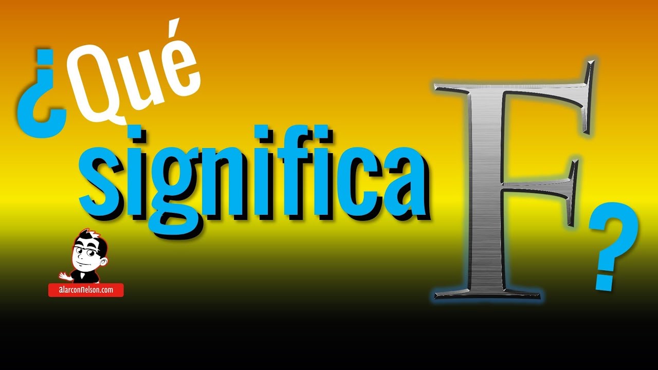 que quiere decir f en el chat