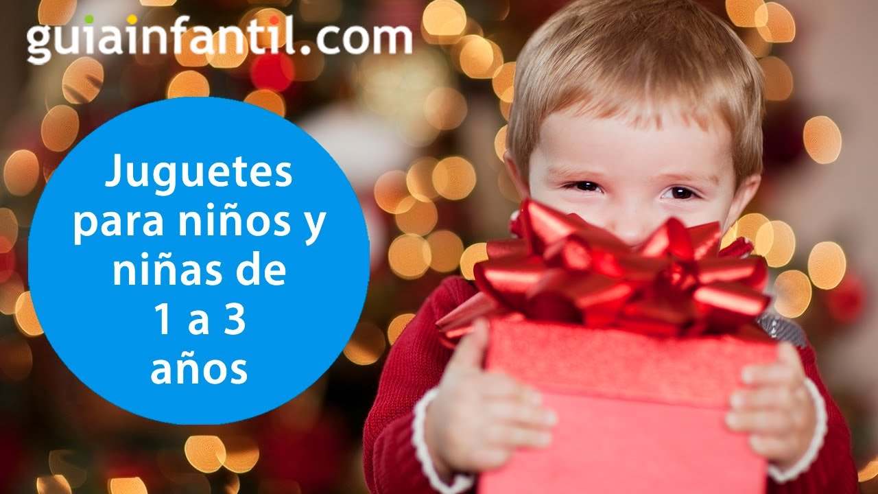 que regalar a un niño de tres años