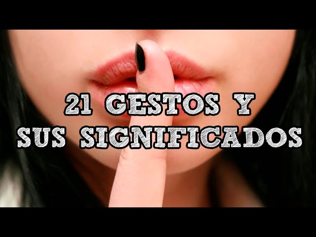 señalar con el dedo lenguaje corporal