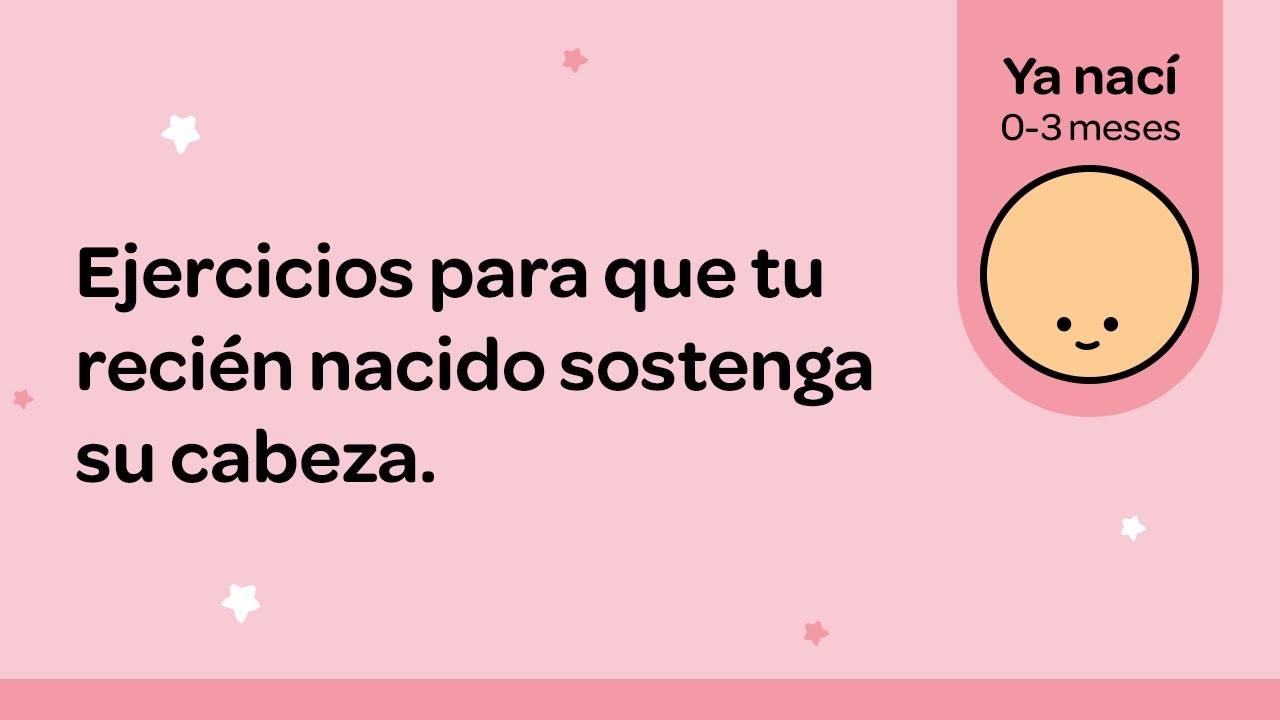 a que edad el niño sostiene la cabeza