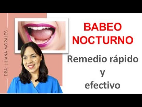 como dejar de babear por las noches