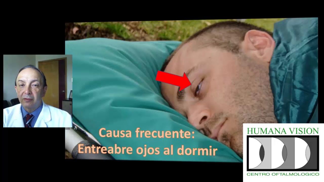 es malo dormir con los ojos abiertos