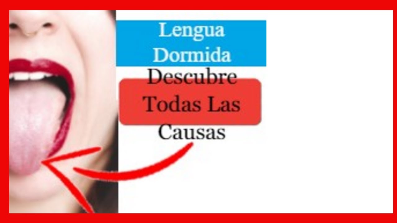 se duerme la lengua que significa
