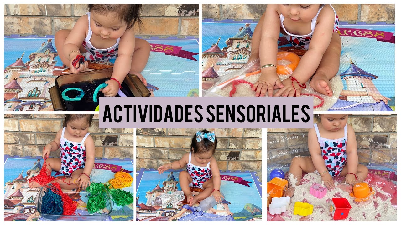 actividades sensoriales para niños de 6 a 12 meses