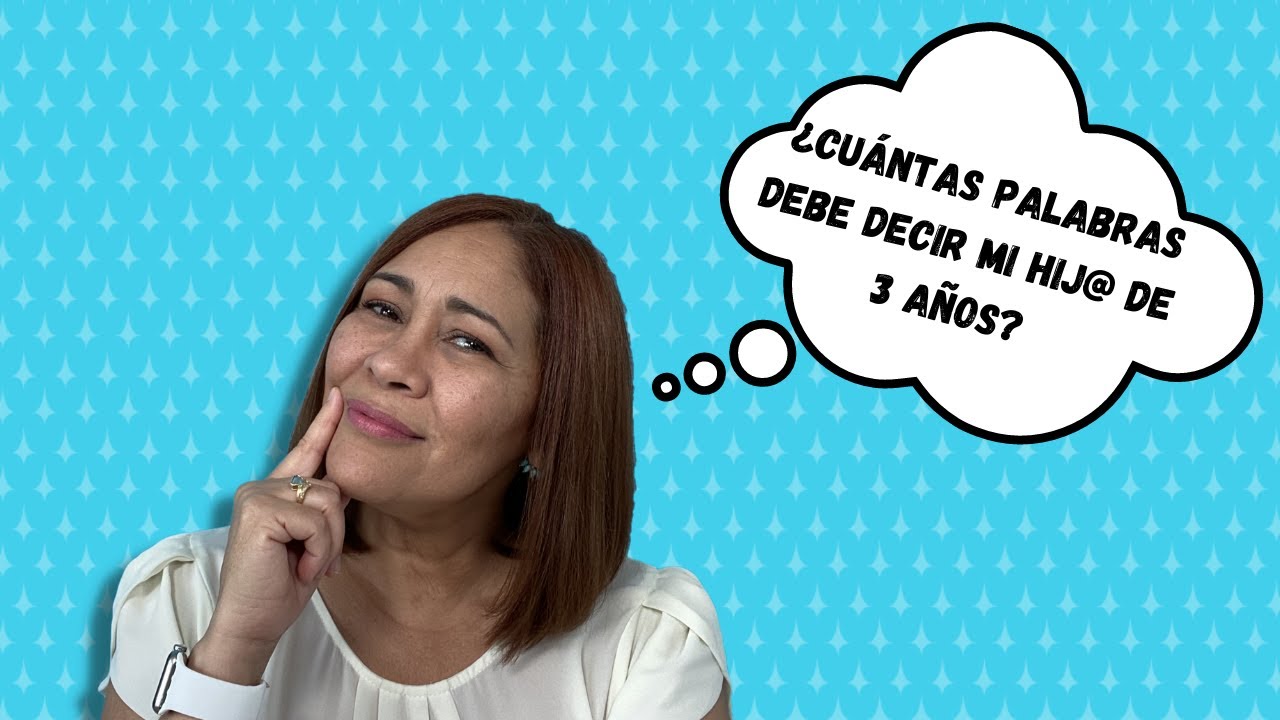 cuantas palabras sabe un niño de 3 años