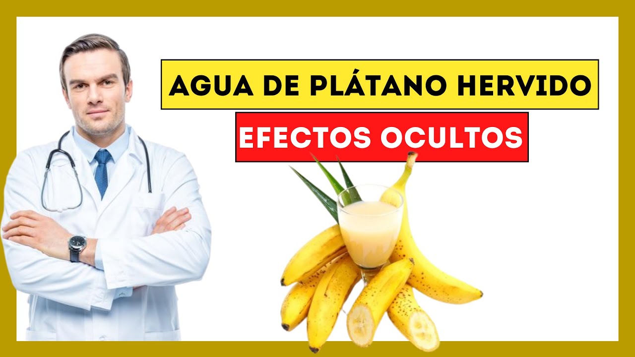 hervir platano y beber el agua