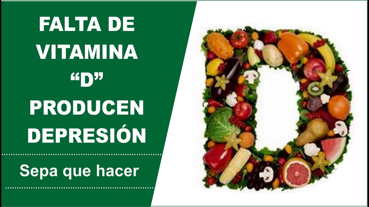 la falta de vitamina d produce depresion