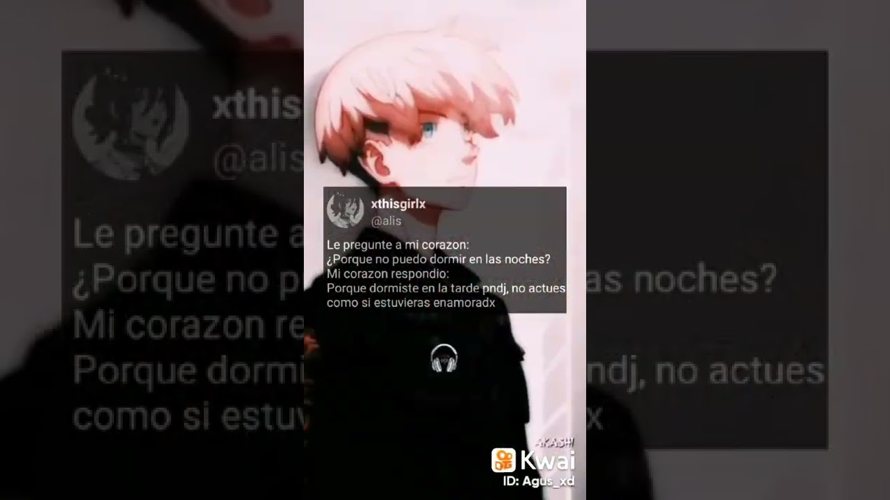 le pregunte a mi corazon porque no puedo dormir