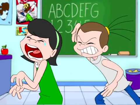 niños portandose mal en la escuela