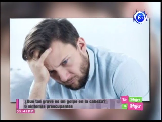 signos de alarma despues de un golpe en la cabeza
