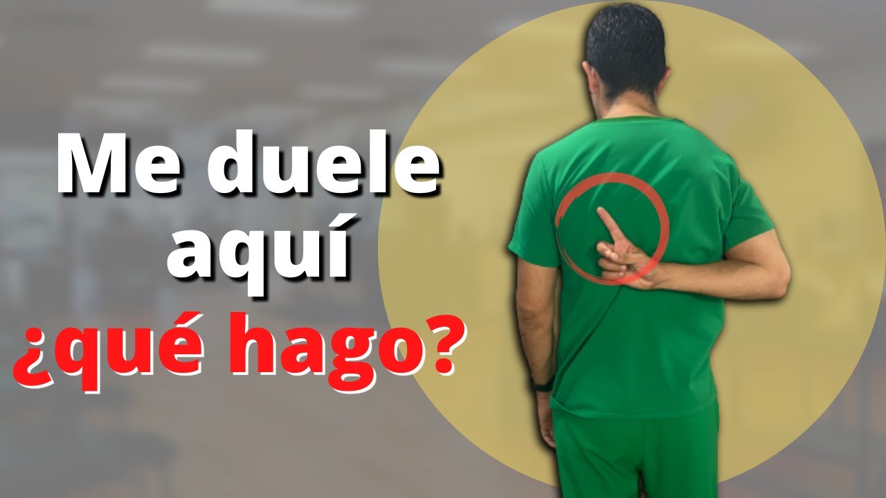 dolor en la espalda debajo del omoplato