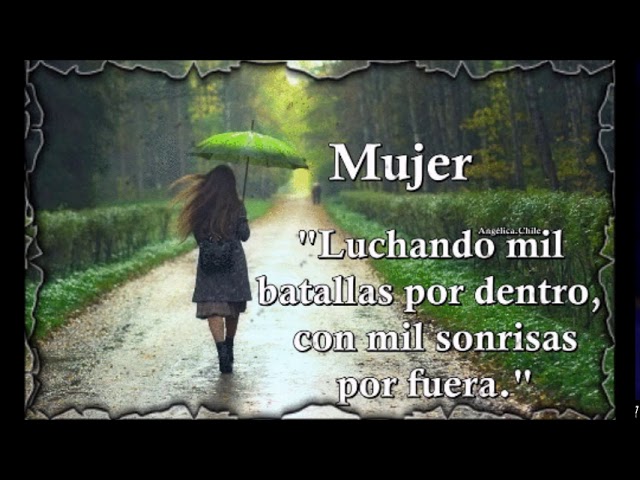 frases de admiracion a una mujer luchadora